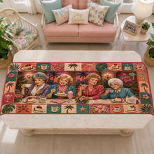 Load image into Gallery viewer, Stay Golden with Friends - Retro Ladies Quilted Table Runner - Personalized Gift for Everyone
