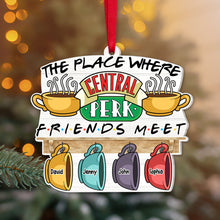 Load image into Gallery viewer, Personalized Friends Gathering Ornament - Christmas Gift
