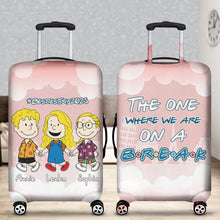 Load image into Gallery viewer, Personalized Best Friends Luggage Cover - Perfect for Your Upcoming Trips Luggage Covers PopCulturePrints

