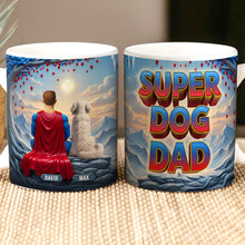 Load image into Gallery viewer, “The Best Buddy Every Dog Dad Deserves” - Personalized Super Dog Dad Coffee Mug - A Gift for Dog Lovers Coffee Mug PopCulturePrints
