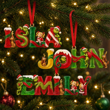 Load image into Gallery viewer, “Make Every Christmas a Stellar Experience!” - Galactic Adventure Christmas Tree Topper - Personalized Gifts for Family, Friends, and Fans Ornament PopCulturePrints

