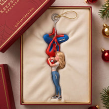Load image into Gallery viewer, Sweet Kisses Love Acrylic Ornament - Personalized Gift for Couples Ornament PopCulturePrints
