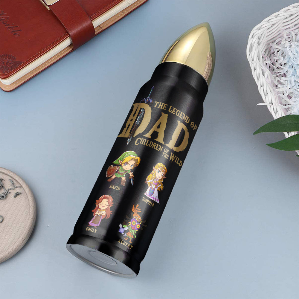 Legend of Dad Personalized Bullet Tumbler