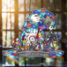 Load image into Gallery viewer, Family Of Nightmares Suncatcher Ornament - A Personalized Gift for Your Loved Ones Ornament PopCulturePrints
