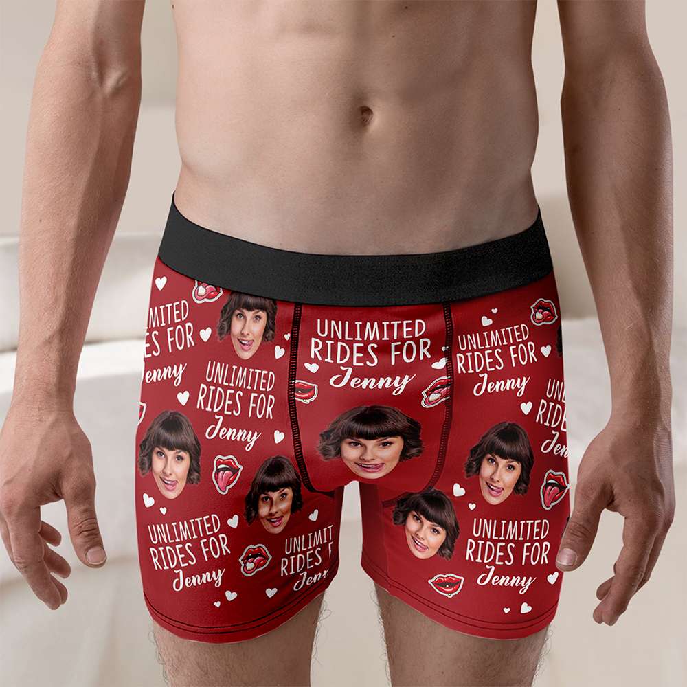 Custom Personalized Boxer & Brief Set for Couples - Unlimited Rides Design Boxer Briefs PopCulturePrints