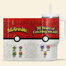 Load image into Gallery viewer, “Catch the Fun - Personalized Family 40oz Tumbler” Tumbler Cup PopCulturePrints
