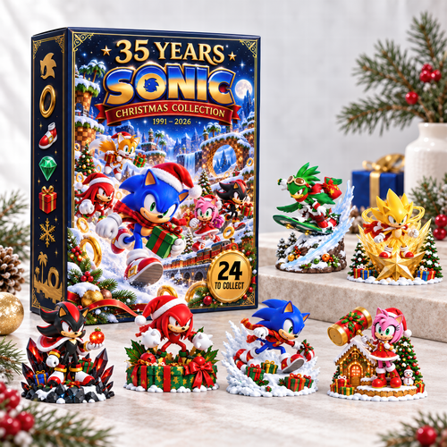 “Unwrap a Legendary Adventure!” - Super Speed Legendary Adventure 35th Anniversary Advent Calendar Blind Box - Personalized Christmas Gifts Advent Calendar PopCulturePrints