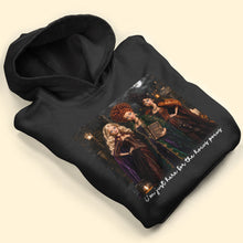 Load image into Gallery viewer, I'm Just Here for the Hocus Pocus - Witchy Halloween Washed Shirt - Personalized Gift for Fans of Spooky Culture
