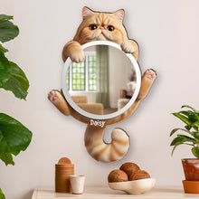 Load image into Gallery viewer, Adorable Cat-Themed Mirror - Personalized Gift for Cat Lovers Mirror PopCulturePrints
