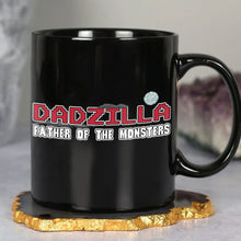 Load image into Gallery viewer, Personalized Dadzilla Coffee Mug - Monster Dad Gift Coffee Mug PopCulturePrints
