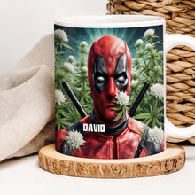Load image into Gallery viewer, Custom Weed Lover Coffee Mug with Hero Design Coffee Mug PopCulturePrints
