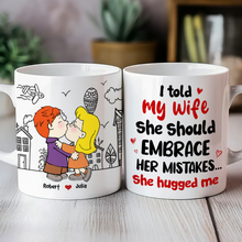 Load image into Gallery viewer, Customizable Couple Coffee Mug - Perfect Valentine&#39;s Day Gifts for Couples Coffee Mug PopCulturePrints
