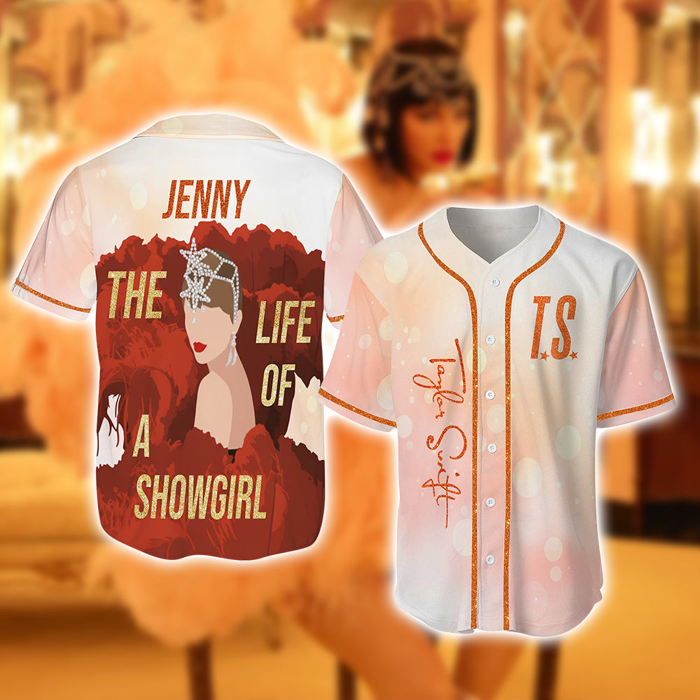 “Celebrate Your Unique Style: Personalized Life Of A Showgirl Baseball Jersey” AOP Products PopCulturePrints