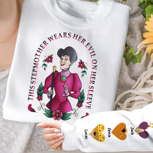 Load image into Gallery viewer, This Stepmother Wears Her Evil On Her Sleeve - Personalized Gifts For Mom, Funny Custom Shirt for Stepmom AOP Products PopCulturePrints
