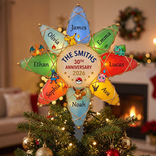 Load image into Gallery viewer, 30-Year Collector Era Acrylic Christmas Tree Topper - Personalized Gifts 04HUTN071026 Ornament PopCulturePrints

