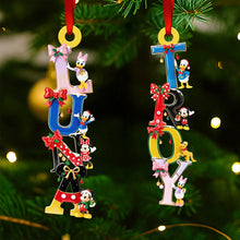 Load image into Gallery viewer, “Spread Joy This Christmas with Our Adorable Alphabet Ornament” - Personalized Christmas Gift for Kids, Family &amp; Friends Ornament PopCulturePrints
