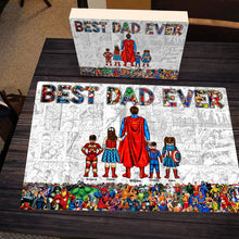 Load image into Gallery viewer, Best Dad Ever - Personalized Jigsaw Puzzle for Dads Jigsaw Puzzles PopCulturePrints
