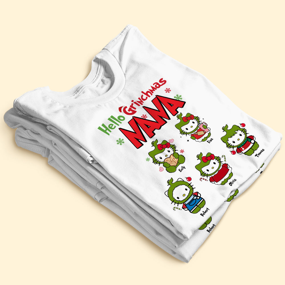 Personalized Grinch Grandma and Mom Christmas Sweater