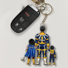 Load image into Gallery viewer, “A Bond Like No Other” - Energy Dad Acrylic Keychain, Personalized Gift for Dad &amp; Grandpa Keychains PopCulturePrints

