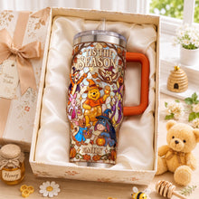 Load image into Gallery viewer, 'Tis The Season Colorful 40oz Tumbler - Personalized Gift for Friends, Family, and Halloween Lovers
