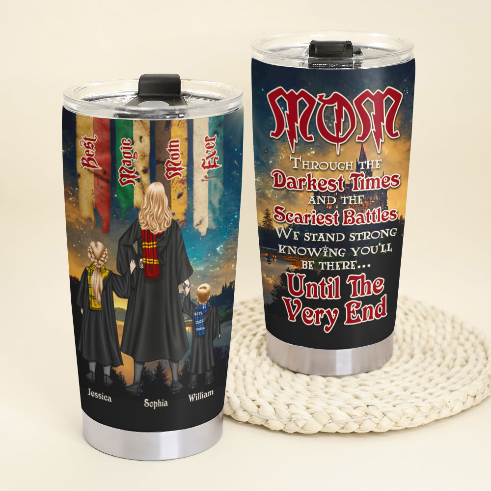 Custom Magic Mom Tumbler - Personalized Gift for Mother's Day Tumbler Cup PopCulturePrints