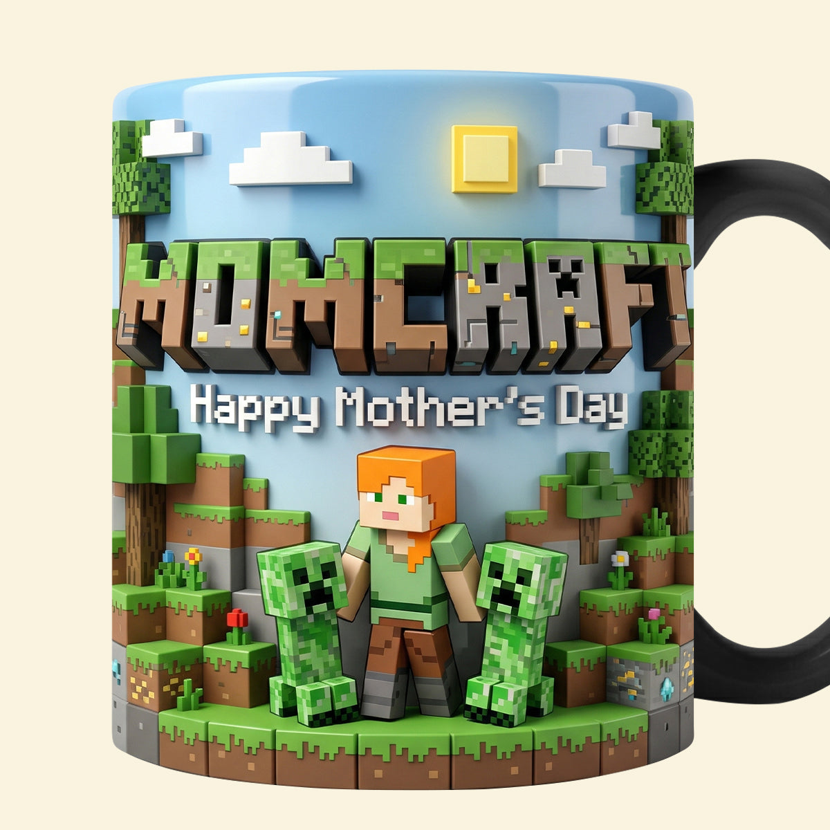 Momcraft: Celebrate Your Unique Journey - Personalized Magic Mug for Moms and Grandmothers Coffee Mug PopCulturePrints