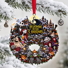 Load image into Gallery viewer, Embrace the Spookiness: Personalized Spooky Family Christmas Ornament
