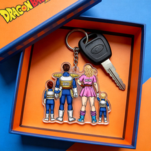 Load image into Gallery viewer, “Family Heroes Unite!” - Personalized Super Power Family Keychain - Gift for Mom, Dad, and Kids Keychains PopCulturePrints
