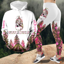 Load image into Gallery viewer, Custom Camping Girl Hoodie &amp; Leggings Set - Forest Adventure Design
