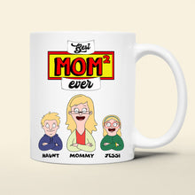 Load image into Gallery viewer, Best Mom Ever - Personalized Coffee Mug for Moms, Grandmas, and More! Coffee Mug PopCulturePrints

