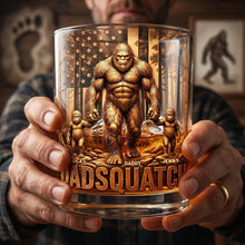 Load image into Gallery viewer, Celebrate Wild Dad Energy - Personalized Round Glass Gift for Dads &amp; Grandpas Glass PopCulturePrints
