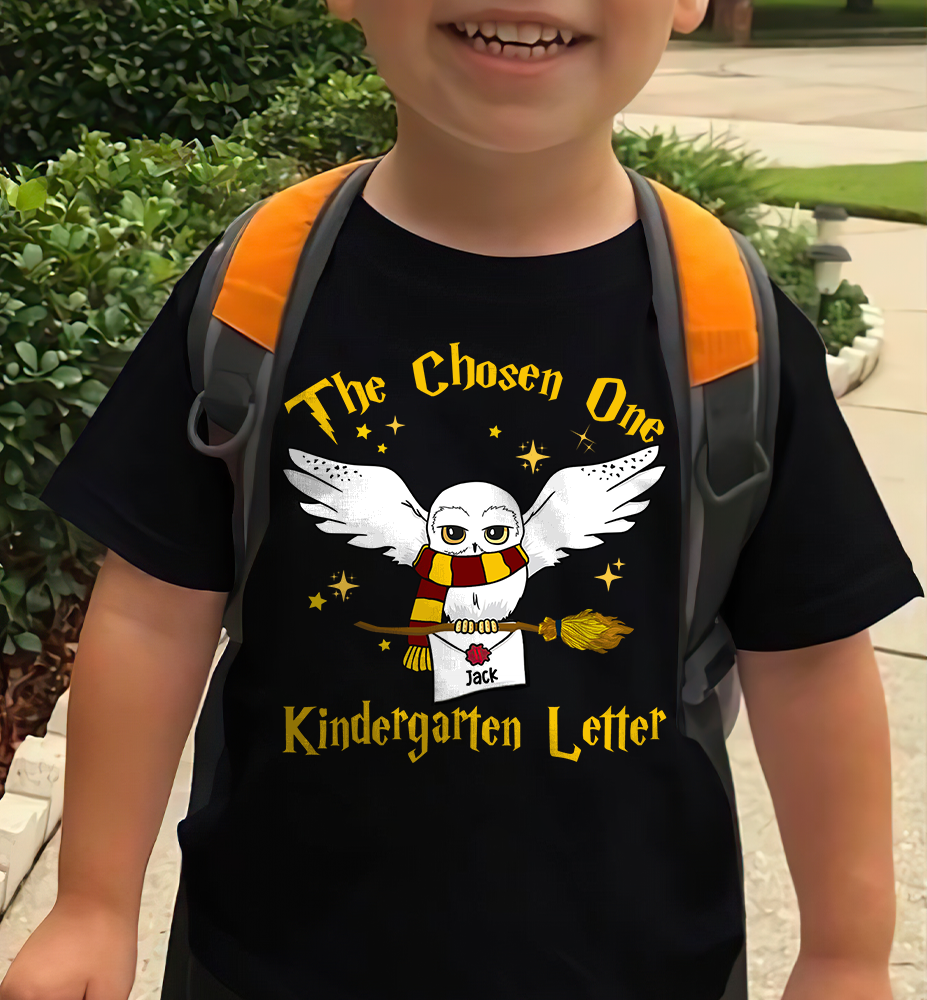 Personalized Kindergarten Acceptance T-Shirt - The Chosen One