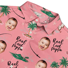 Load image into Gallery viewer, Reel Cool Papa - Custom Personalized Hawaiian Shirt for Dads Hawaiian Shirt PopCulturePrints
