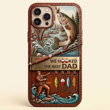 Load image into Gallery viewer, We Hooked The Best Dad - Personalized Reel Cool Fishing Dad Phone Case Phone Case PopCulturePrints
