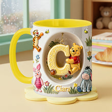 Load image into Gallery viewer, Sweet Moments with Pooh - Personalized Alphabet Coffee Mug Coffee Mug PopCulturePrints

