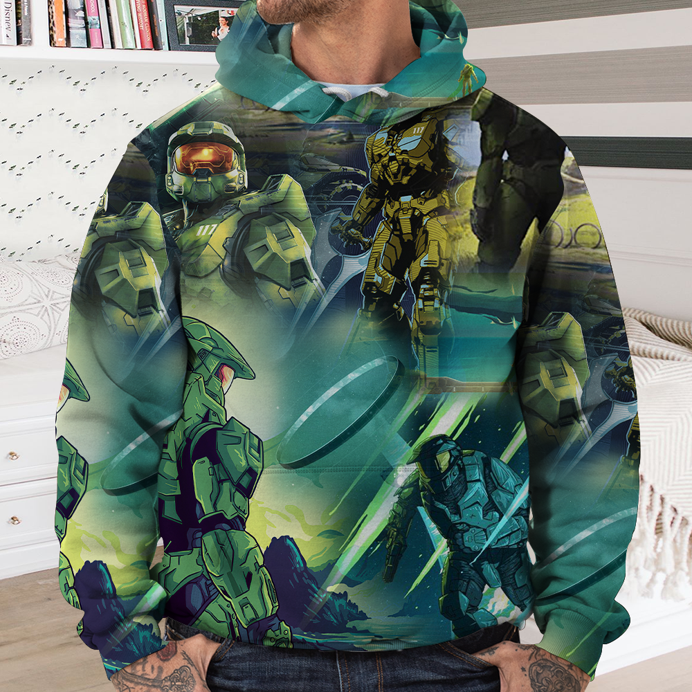 Galactic Warrior Hawaiian 3D Shirt