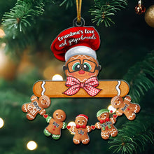 Load image into Gallery viewer, Personalized Grandma&#39;s Gingerbread Christmas Ornament Ornament PopCulturePrints
