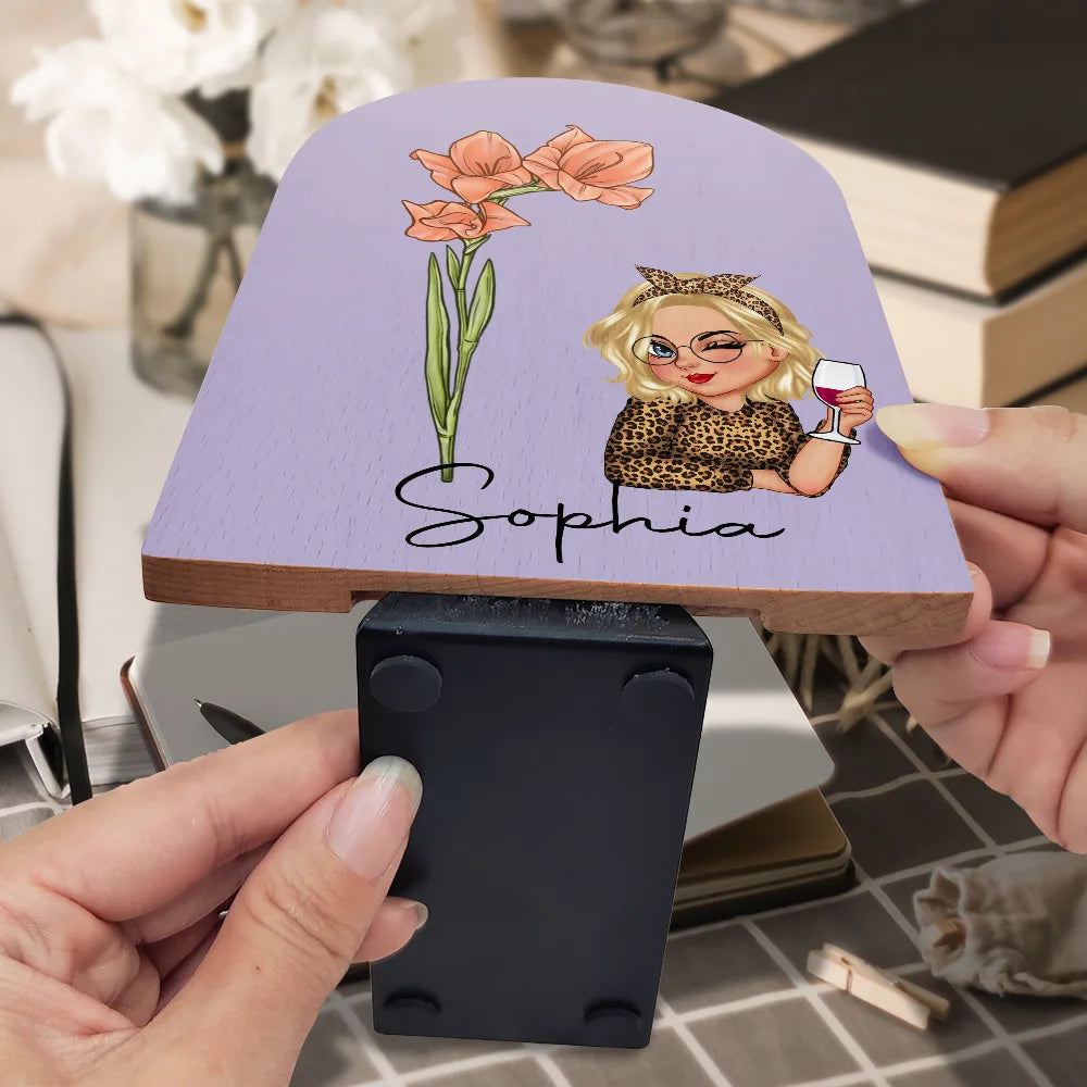 Bloom Where You're Planted - Personalized Wood Book Ends for Trendsetters and Book Lovers Wood Book Ends PopCulturePrints