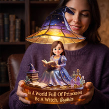 Load image into Gallery viewer, Be A Witch Acrylic Light Box - Personalized Gift for Your Favorite Witch Light Box PopCulturePrints
