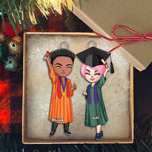 Load image into Gallery viewer, Personalized Graduate Christmas Ornament – Celebrate Achievements Ornament PopCulturePrints
