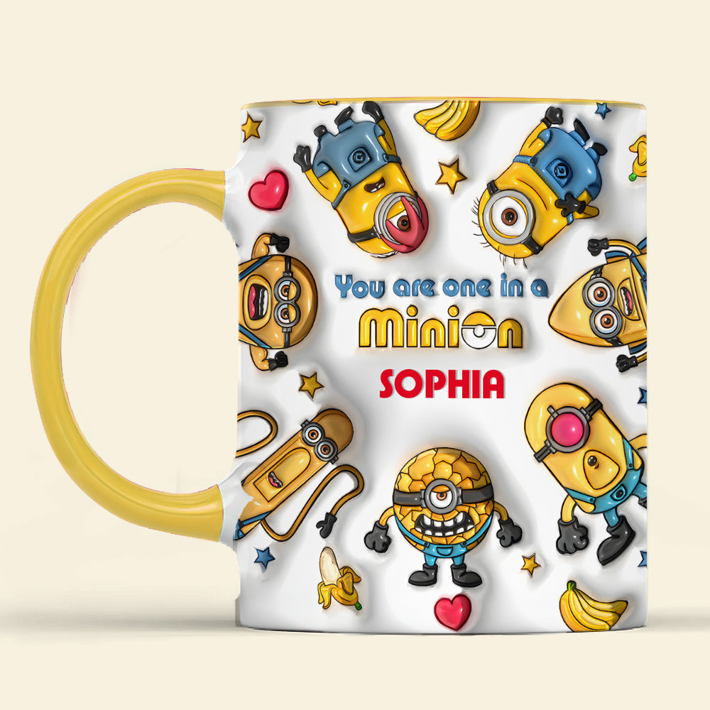 Personalized Minions Fan Coffee Mug - You Are One in a Minion