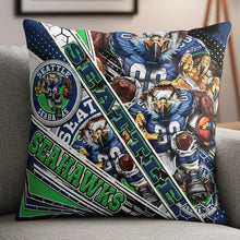 Load image into Gallery viewer, Experience the Bold Spirit: Custom Miami Dolphins Pillow - Perfect Gift for Fans and Home Decor Pillow PopCulturePrints
