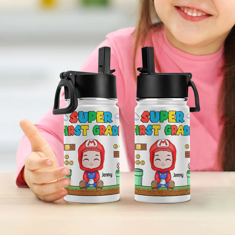 Personalized Super First Grade Water Bottle