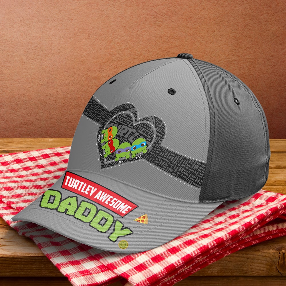 Turtley Awesome Personalized Dad Cap - TMNT Theme