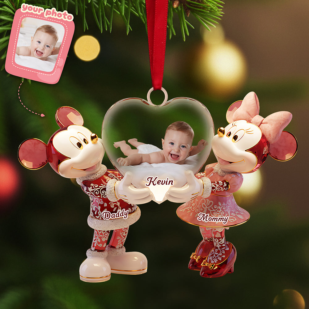 Joyful Memories Together - Personalized Acrylic Christmas Ornament for Family Ornament PopCulturePrints