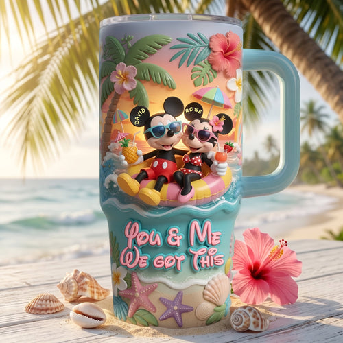 You & Me We Got This Tumbler - Personalized Gifts for Couples Tumbler Cup PopCulturePrints