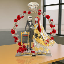 Load image into Gallery viewer, We&#39;re Simply Meant to Be - Personalized Anniversary Gift for Nightmare Couple Acrylic Plaque Shaped Plaques PopCulturePrints
