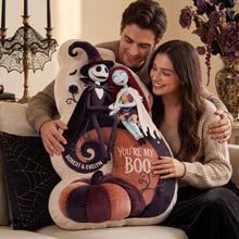 Load image into Gallery viewer, You're My Boo - Gothic Couple Halloween Pillow - Personalized Gift for Couples
