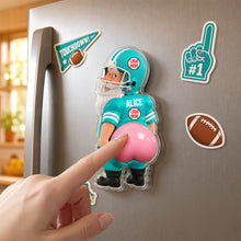 Load image into Gallery viewer, "Kick Off the Fun: The Perfect Gift for Sports Lovers" - Fun Nasty Sport Anti-collision Acrylic Fridge Magnet - Personalized Gift
