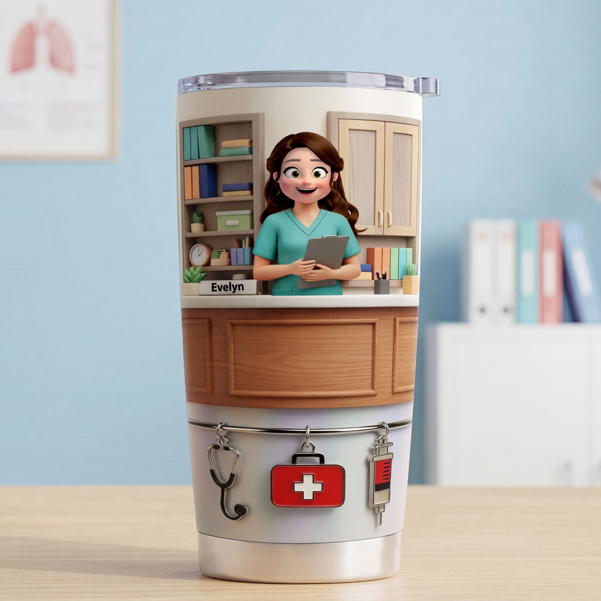 Nurse Life Tumbler - Personalized Gift for Nurses Tumbler Cup PopCulturePrints